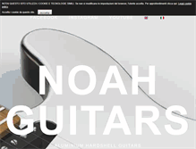 Tablet Screenshot of noahguitars.com